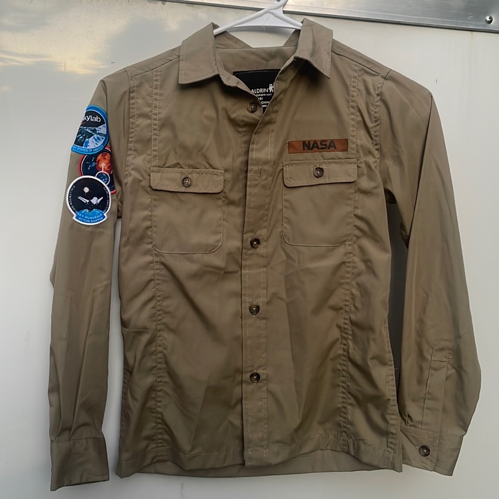 NASA buzz aldrin costume shirt - Astronaut Halloween